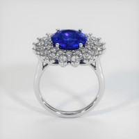 5.03 Ct. Blue Sapphire Ring, 14K White Gold 3