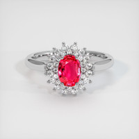 Ruby Ring 0.91 Ct., 14K White Gold Preview