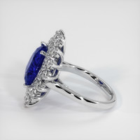 5.03 Ct. Sapphire Ring, 18K White Gold 4