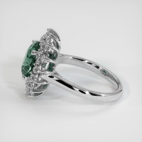 4.25 Ct. Sapphire Ring, 18K White Gold 4