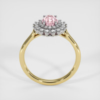 1.23 Ct. Pink Sapphire Ring, 14K White & Yellow 3