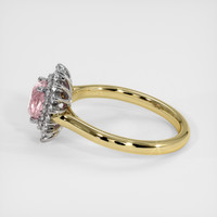 1.23 Ct. Pink Sapphire Ring, 14K White & Yellow 4