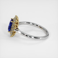1.79 Ct. Color Change Sapphire Ring, 18K White & Yellow 4