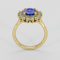1.64 Ct. Blue Sapphire Ring, 10K Yellow Gold 3