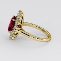 3.52 Ct. Gemstone Ring, 14K Yellow Gold 4
