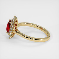 1.02 Ct. Ruby Ring, 14K Yellow Gold 4