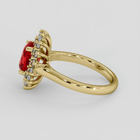 2.31 Ct. Ruby Ring, 14K Yellow Gold 4