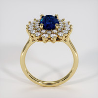 2.42 Ct. Blue Sapphire Ring, 14K Yellow Gold 3