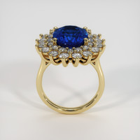 5.75 Ct. Sapphire Ring, 18K Yellow Gold 3