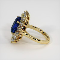 5.75 Ct. Sapphire Ring, 18K Yellow Gold 4