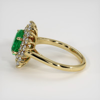 1.76 Ct. Emerald Ring, 18K Yellow Gold 4