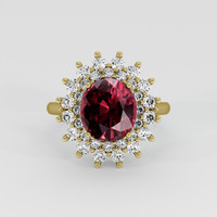 3.52 Ct. Gemstone Ring, 18K Yellow Gold 1