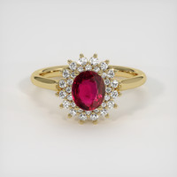 Ruby Ring 1.07 Ct., 18K Yellow Gold Preview