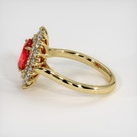 1.17 Ct. Ruby Ring, 18K Yellow Gold 4