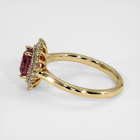 1.52 Ct. Bi Color Sapphire Ring, 18K Yellow Gold 4