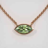 2.31 Ct. Gemstone Necklace, 14K Rose Gold 1