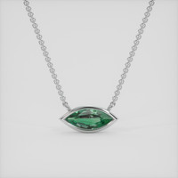 0.51 Ct. Alexandrite Necklace, Silver 1