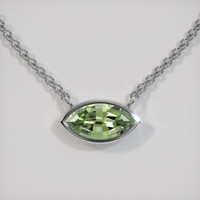 2.31 Ct. Gemstone Necklace, 14K White Gold 1