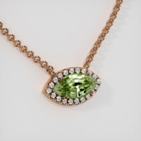 2.31 Ct. Gemstone Pendant, 14K Rose Gold 2