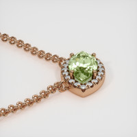 2.31 Ct. Gemstone Pendant, 14K Rose Gold 3