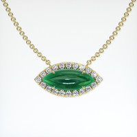 4.71 Ct. Gemstone Necklace, 14K Yellow Gold 1