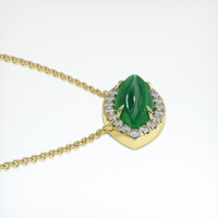4.71 Ct. Gemstone Necklace, 18K Yellow Gold 3
