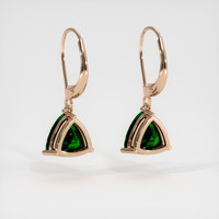 <span>0.79</span>&nbsp;<span class="tooltip-light">Ct.Tw.<span class="tooltiptext">Total Carat Weight</span></span> Gemstone Earrings, 14K Rose Gold 4