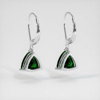 <span>1.53</span>&nbsp;<span class="tooltip-light">Ct.Tw.<span class="tooltiptext">Total Carat Weight</span></span> Gemstone Earrings, 14K White Gold 4