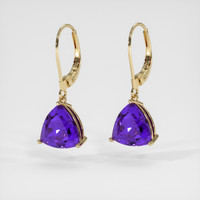 <span>2.57</span>&nbsp;<span class="tooltip-light">Ct.Tw.<span class="tooltiptext">Total Carat Weight</span></span> Gemstone Earrings, 14K Yellow Gold 3