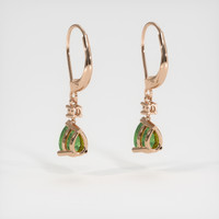 <span>2.20</span>&nbsp;<span class="tooltip-light">Ct.Tw.<span class="tooltiptext">Total Carat Weight</span></span> Gemstone Earrings, 14K Rose Gold 4