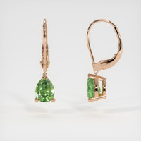 <span>2.20</span>&nbsp;<span class="tooltip-light">Ct.Tw.<span class="tooltiptext">Total Carat Weight</span></span> Gemstone Earrings, 14K Rose Gold 2