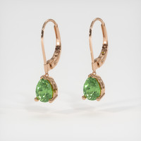 <span>2.20</span>&nbsp;<span class="tooltip-light">Ct.Tw.<span class="tooltiptext">Total Carat Weight</span></span> Gemstone Earrings, 14K Rose Gold 3