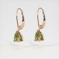 <span>2.20</span>&nbsp;<span class="tooltip-light">Ct.Tw.<span class="tooltiptext">Total Carat Weight</span></span> Gemstone Earrings, 14K Rose Gold 4