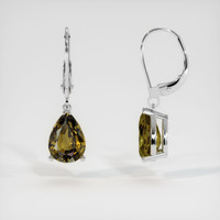 <span>3.61</span>&nbsp;<span class="tooltip-light">Ct.Tw.<span class="tooltiptext">Total Carat Weight</span></span> Gemstone Earrings, 14K White Gold 2