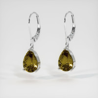 <span>3.61</span>&nbsp;<span class="tooltip-light">Ct.Tw.<span class="tooltiptext">Total Carat Weight</span></span> Gemstone Earrings, 14K White Gold 3