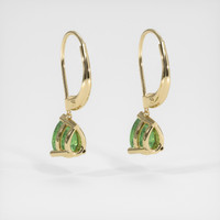 <span>2.20</span>&nbsp;<span class="tooltip-light">Ct.Tw.<span class="tooltiptext">Total Carat Weight</span></span> Gemstone Earrings, 14K Yellow Gold 4