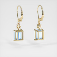 <span>5.98</span>&nbsp;<span class="tooltip-light">Ct.Tw.<span class="tooltiptext">Total Carat Weight</span></span> Gemstone Earrings, 14K Yellow Gold 4