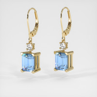 <span>2.18</span>&nbsp;<span class="tooltip-light">Ct.Tw.<span class="tooltiptext">Total Carat Weight</span></span> Gemstone Earrings, 14K Yellow Gold 3