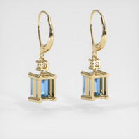 <span>2.18</span>&nbsp;<span class="tooltip-light">Ct.Tw.<span class="tooltiptext">Total Carat Weight</span></span> Gemstone Earrings, 14K Yellow Gold 4