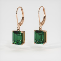 6.67 Ct.Tw. Gemstone Earrings, 14K Rose Gold 3