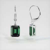 <span>6.67</span>&nbsp;<span class="tooltip-light">Ct.Tw.<span class="tooltiptext">Total Carat Weight</span></span> Gemstone Earrings, 14K White Gold 2