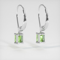 <span>1.42</span>&nbsp;<span class="tooltip-light">Ct.Tw.<span class="tooltiptext">Total Carat Weight</span></span> Gemstone Earrings, 14K White Gold 4