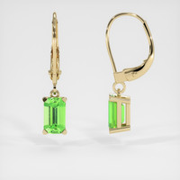 <span>0.99</span>&nbsp;<span class="tooltip-light">Ct.Tw.<span class="tooltiptext">Total Carat Weight</span></span> Gemstone Earrings, 14K Yellow Gold 2