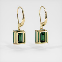 <span>3.41</span>&nbsp;<span class="tooltip-light">Ct.Tw.<span class="tooltiptext">Total Carat Weight</span></span> Gemstone Earrings, 14K Yellow Gold 4