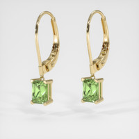 <span>1.42</span>&nbsp;<span class="tooltip-light">Ct.Tw.<span class="tooltiptext">Total Carat Weight</span></span> Gemstone Earrings, 14K Yellow Gold 3