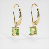 <span>0.71</span>&nbsp;<span class="tooltip-light">Ct.Tw.<span class="tooltiptext">Total Carat Weight</span></span> Gemstone Earrings, 14K Yellow Gold 4