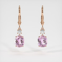 <span>3.48</span>&nbsp;<span class="tooltip-light">Ct.Tw.<span class="tooltiptext">Total Carat Weight</span></span> Gemstone Earrings, 14K Rose Gold 1