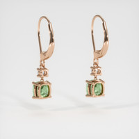 <span>2.76</span>&nbsp;<span class="tooltip-light">Ct.Tw.<span class="tooltiptext">Total Carat Weight</span></span> Gemstone Earrings, 14K Rose Gold 4