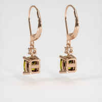 <span>3.27</span>&nbsp;<span class="tooltip-light">Ct.Tw.<span class="tooltiptext">Total Carat Weight</span></span> Gemstone Earrings, 14K Rose Gold 4