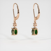 <span>1.46</span>&nbsp;<span class="tooltip-light">Ct.Tw.<span class="tooltiptext">Total Carat Weight</span></span> Gemstone Earrings, 14K Rose Gold 4